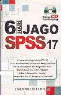 Image of 6 Hari Jago SPSS 17