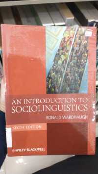 Image of An Introduction to Sociolinguistics