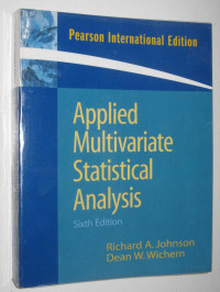 Image of Applied Multivariate Statistical Analysis