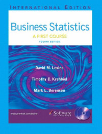 Image of Business Statistics A FIRST COURSE