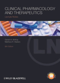 Image of Clinical pharmacology and therapeutics lecture notes