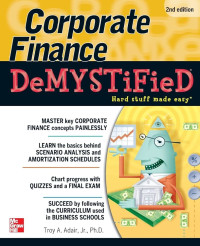 Image of Corporate Finance DeMYSTiFied: Hard stuff made easy