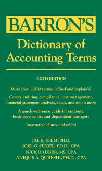 Image of Dictionary of Accounting Terms