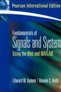 Image of Fundamentals of Signals and Systems : Using the web and MATLAB