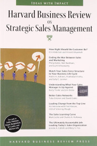 Image of Harvard Business Review On Strategic Sales Management