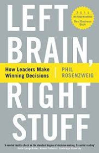 Image of Left Brain Right Stuff: How Leaders Make Winning Decisions