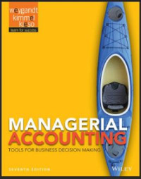 Image of Managerial accounting : tools for business decision making