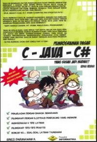 Image of Pemrograman Dasar C-Java-C# Yang Susah Jadi Mudah!!
