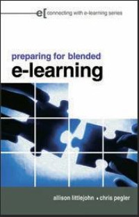 Image of preparing for blended : e-learning