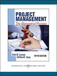 Image of Project Management the Managerial Process