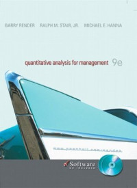 Image of quantitive analysis for management 9e