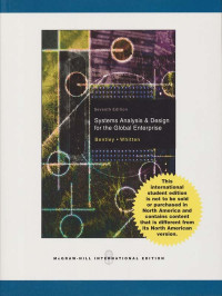 Image of Systems Analysis & Design for the Global Enterprise