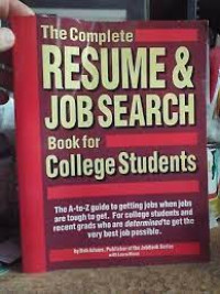 Image of The Complete Resume & Job Search Book for College Students