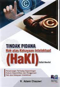 Image of Tindak Pidana Hak Atas Kekayaan Intelektual