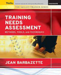 Image of Training Need Assessment: Methods, Tools, and Techniques